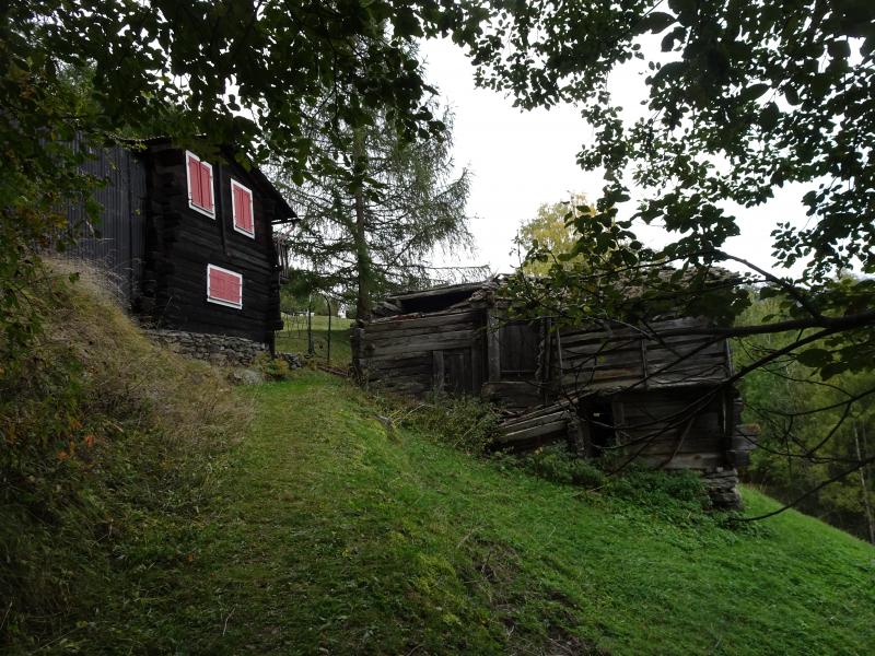 Isérables, Les Fontanettes - Habitat agricole, pâturages boisés, prés, champs, routes, chemins Isérables